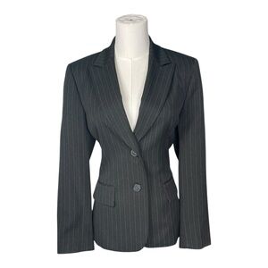 Le Suit Gray Pinstripe Blazer 🩶